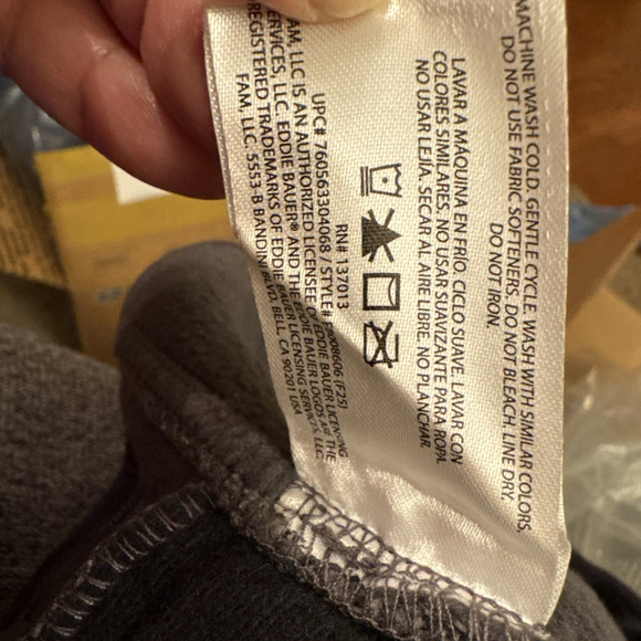 Eddie Bauer Sweater Fleece Snap Pullover MRSP $90 - Picture 7 of 11